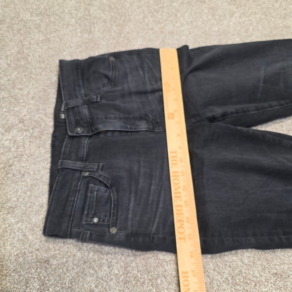 AG Adriano Goldschmied Black Mari High-Rise Slim Straight Jeans Women's 27x29.5 - Picture 12 of 16